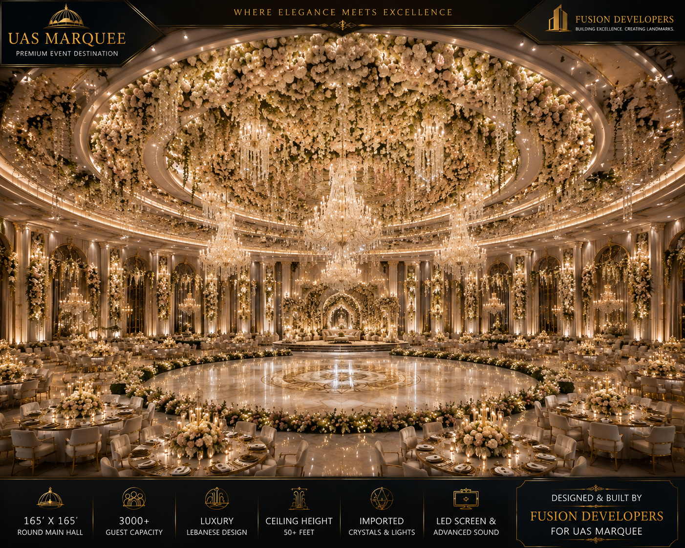 Luxury round main hall
